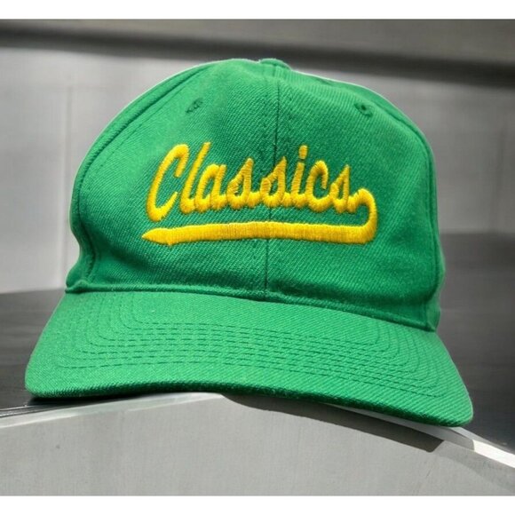 OTTO Other - Vintage Classics Green Baseball Cap With Adjustable Strap Otto Gold Embroidery